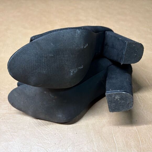 Women’s open toe black boots - Picture 6 of 6